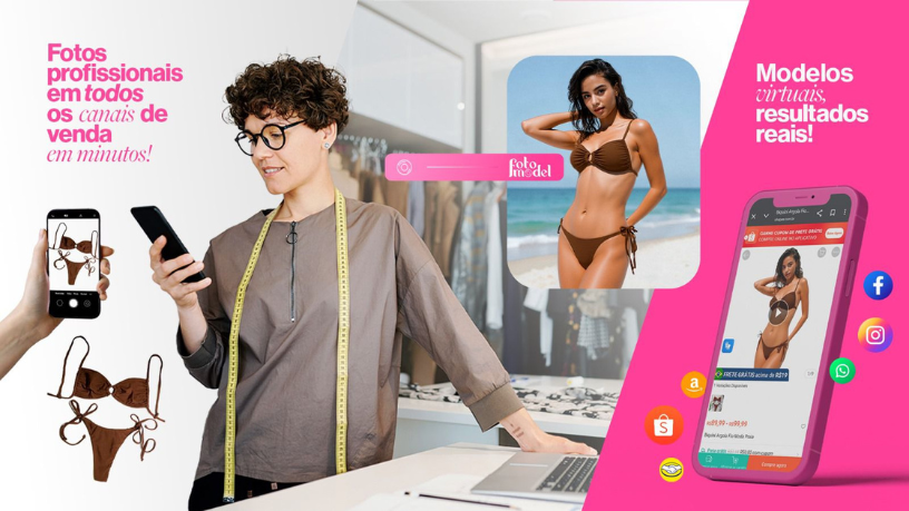 FotoModel mostra como suas roupas podem virar narrativas poderosas por meio de imagens impactantes.