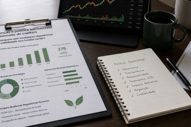 Finanças e política sustentável no mercado de capitais: os impactos das mudanças regulatórias na credibilidade dos fundos verdes